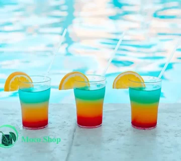 طرز تهیه نوشیدنی رنگین کمانی